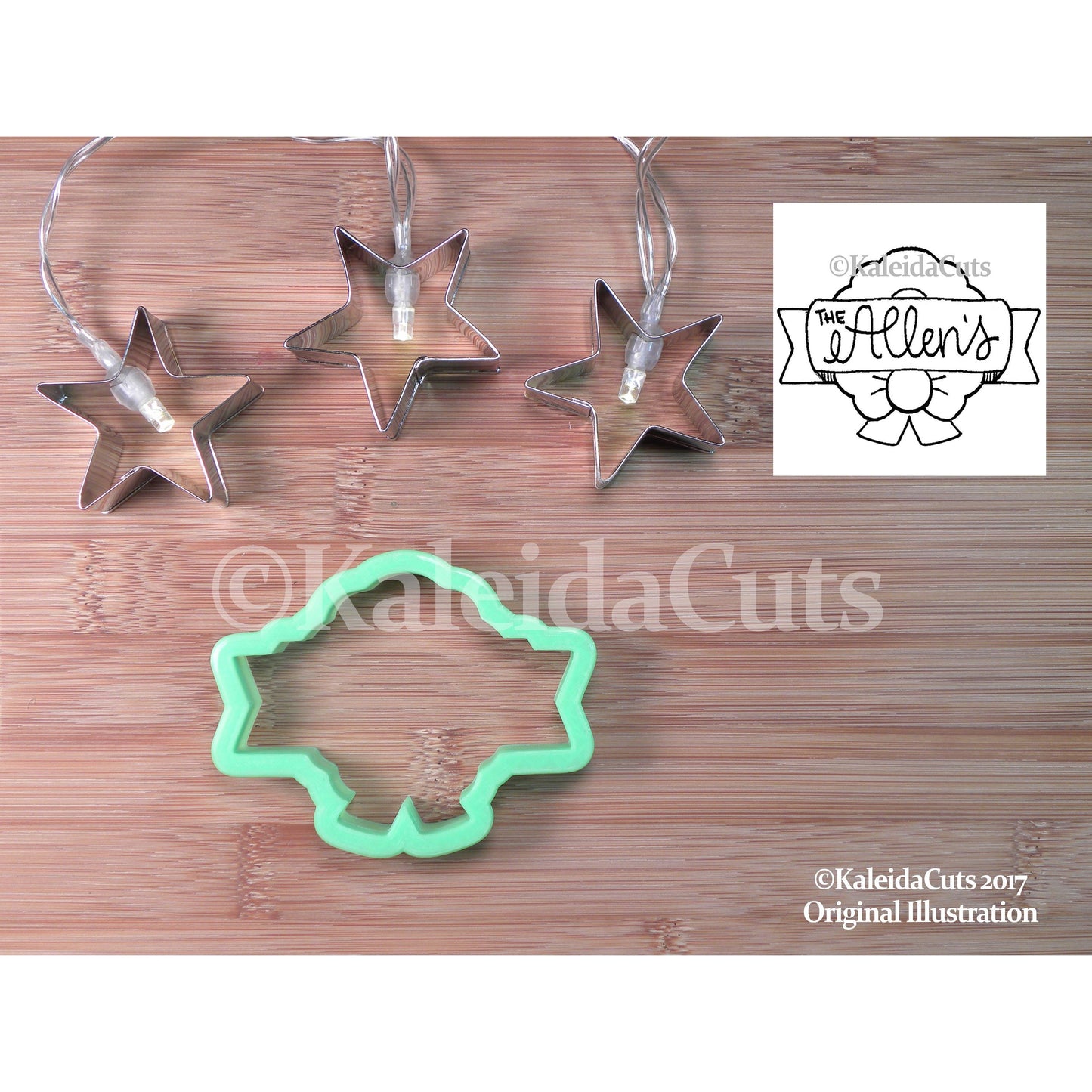 Wreath Banner Cookie Cutter