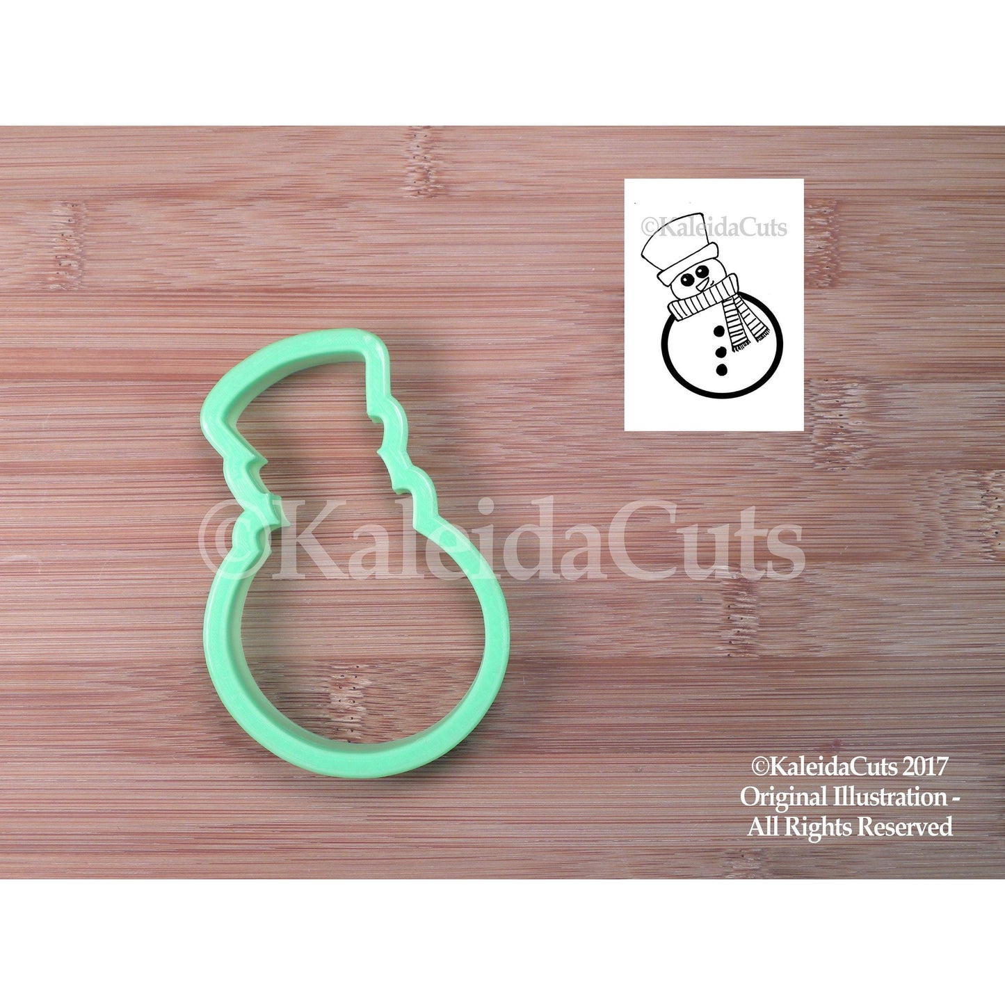 Wonky Snowman Cookie Cutter