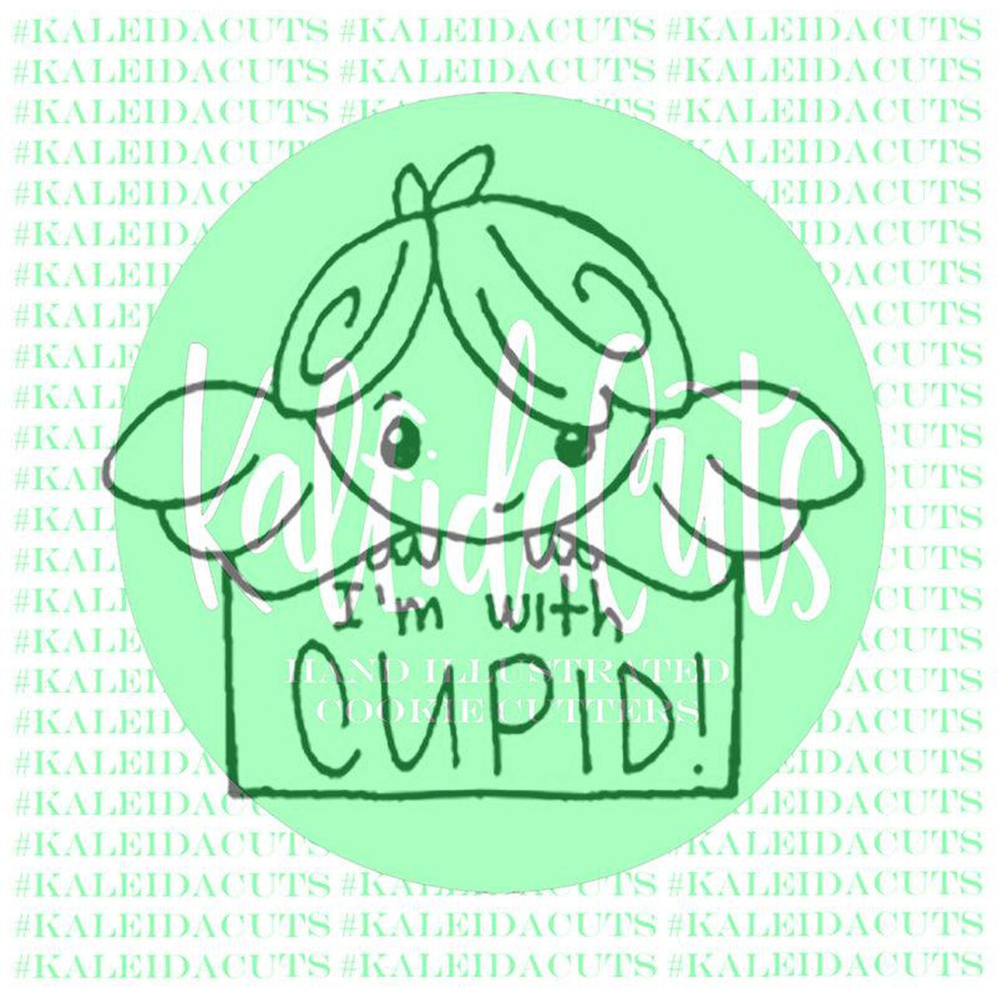 Cupid Plaque Cookie Cutter