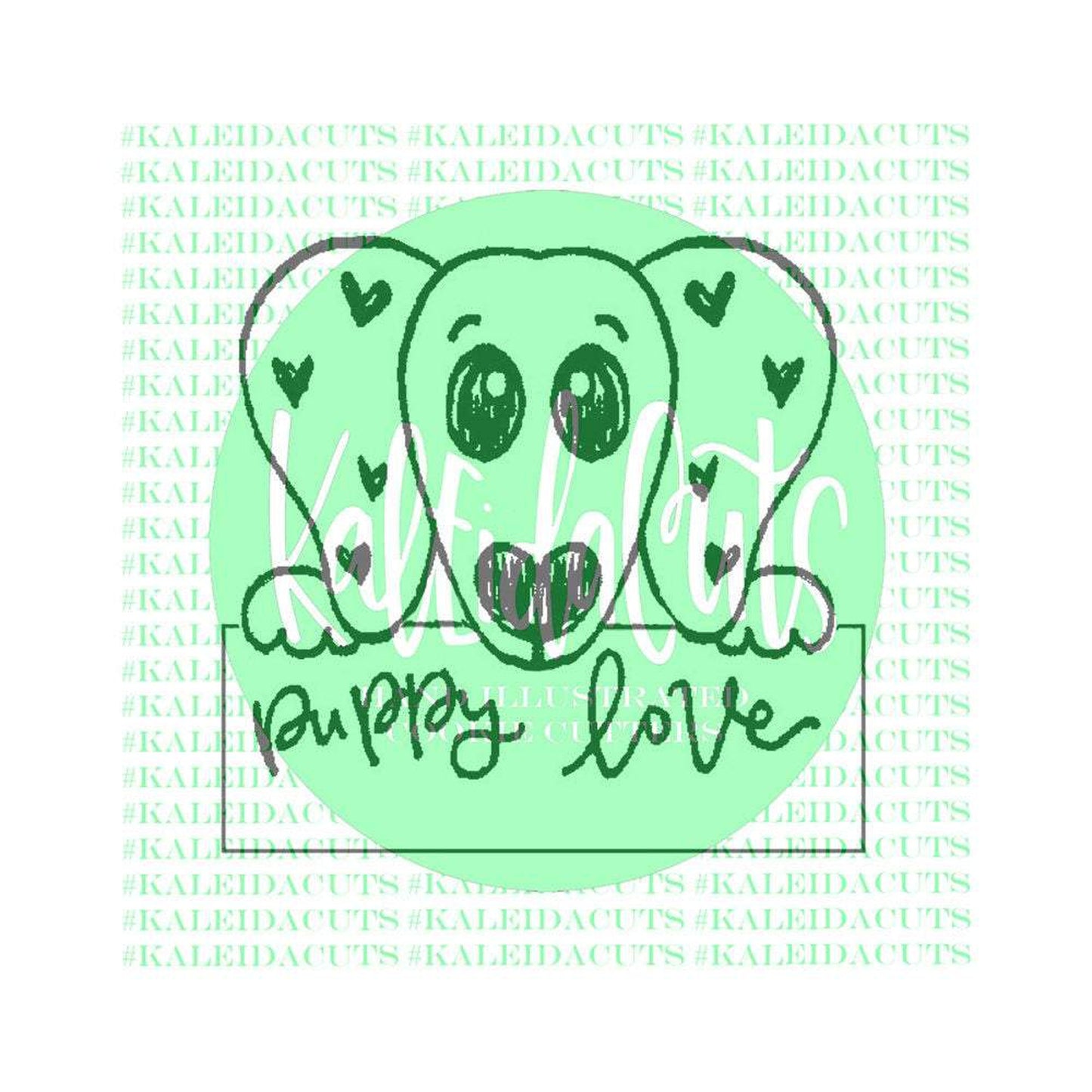 Puppy Plaque Cookie Cutter