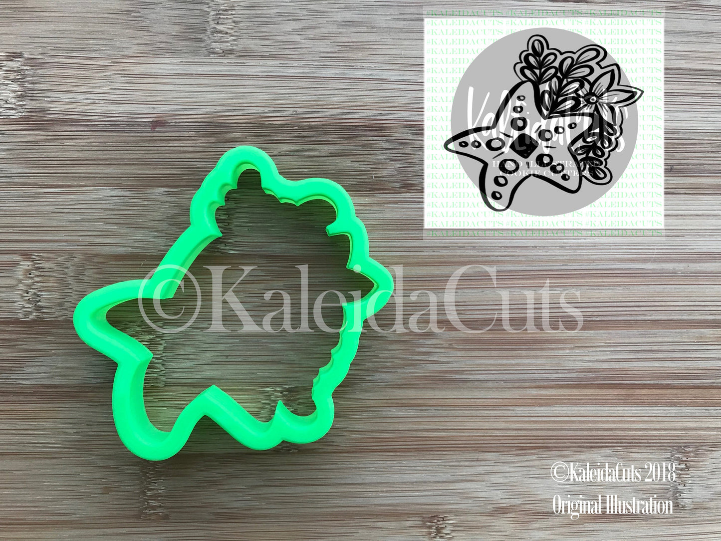 Floral Starfish Cookie Cutter