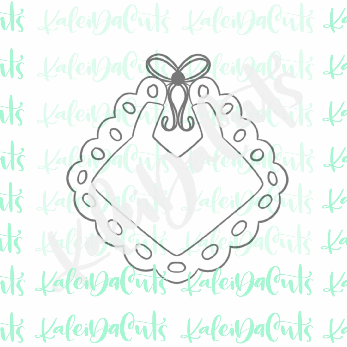 Vintage Bib Cookie Cutter