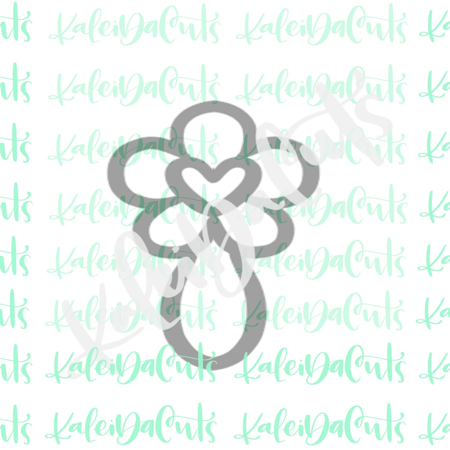 Flower Rattle Cookie Cutter