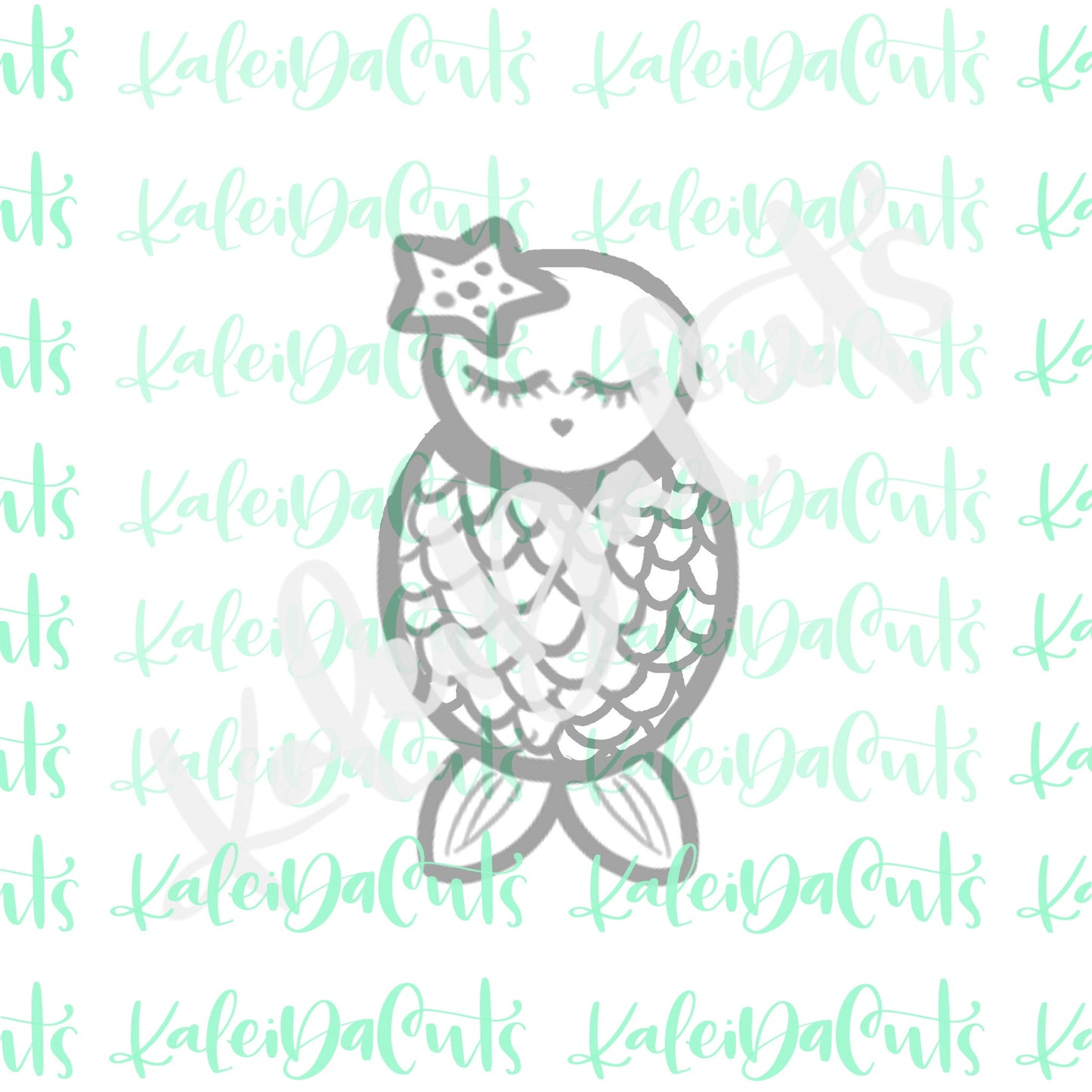 Mermaid Swaddle Cookie Cutter