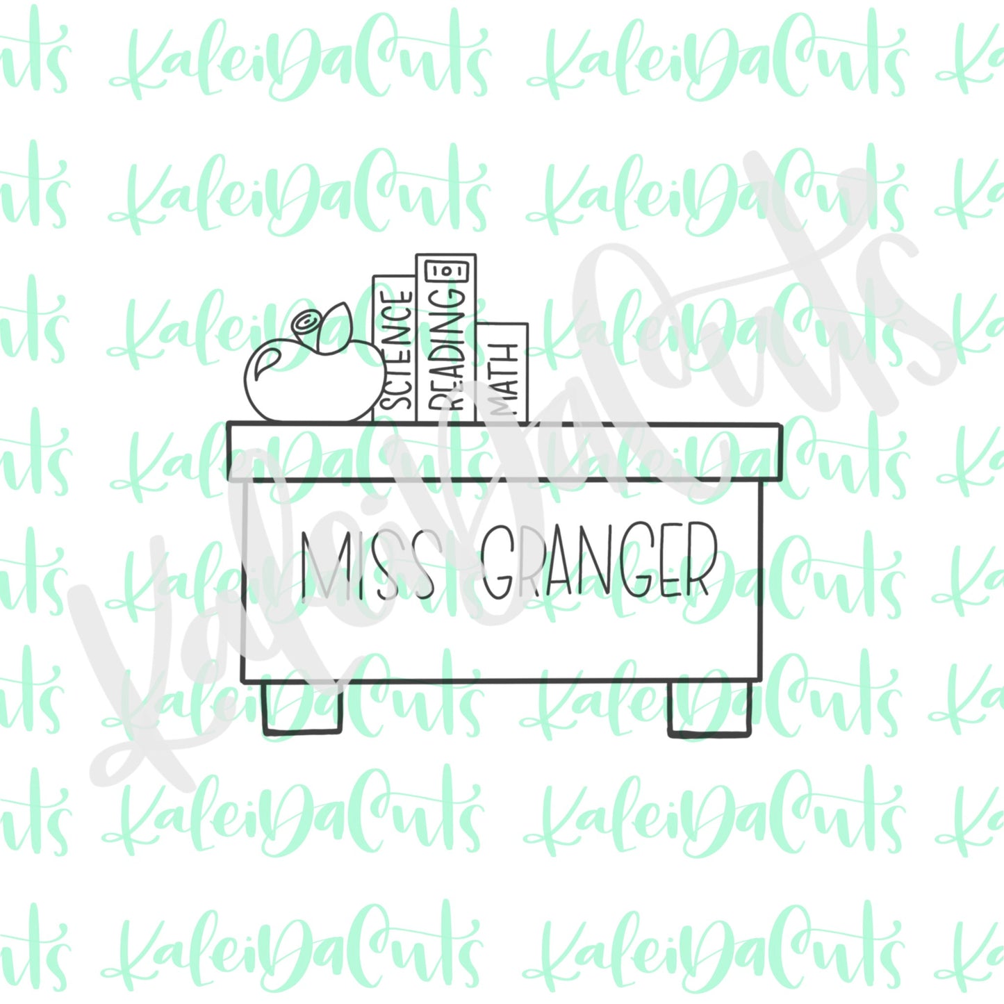 Teacher Desk Cookie Cutter