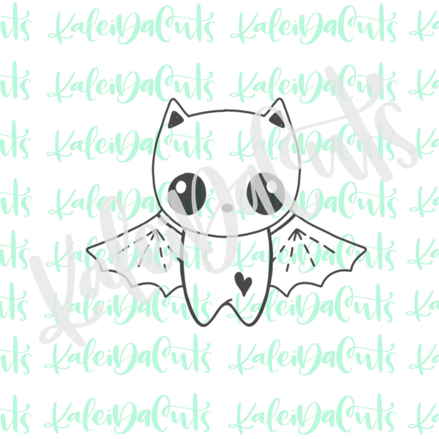 Kawaii Bat Cookie Cutter