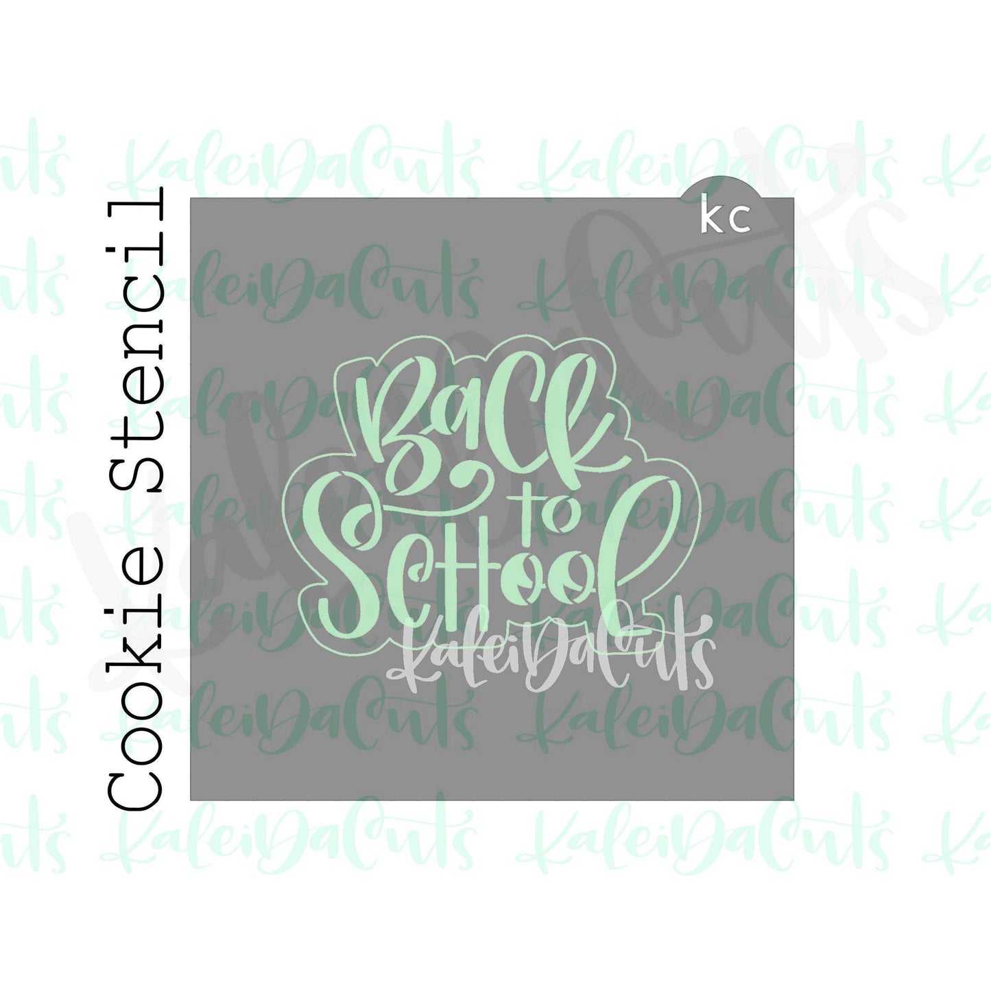 Back to School Stencil