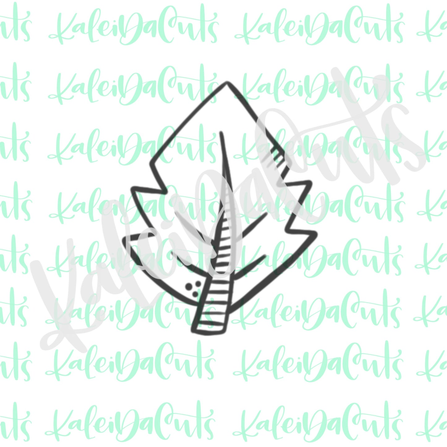 Modern Leaf Cookie Cutter