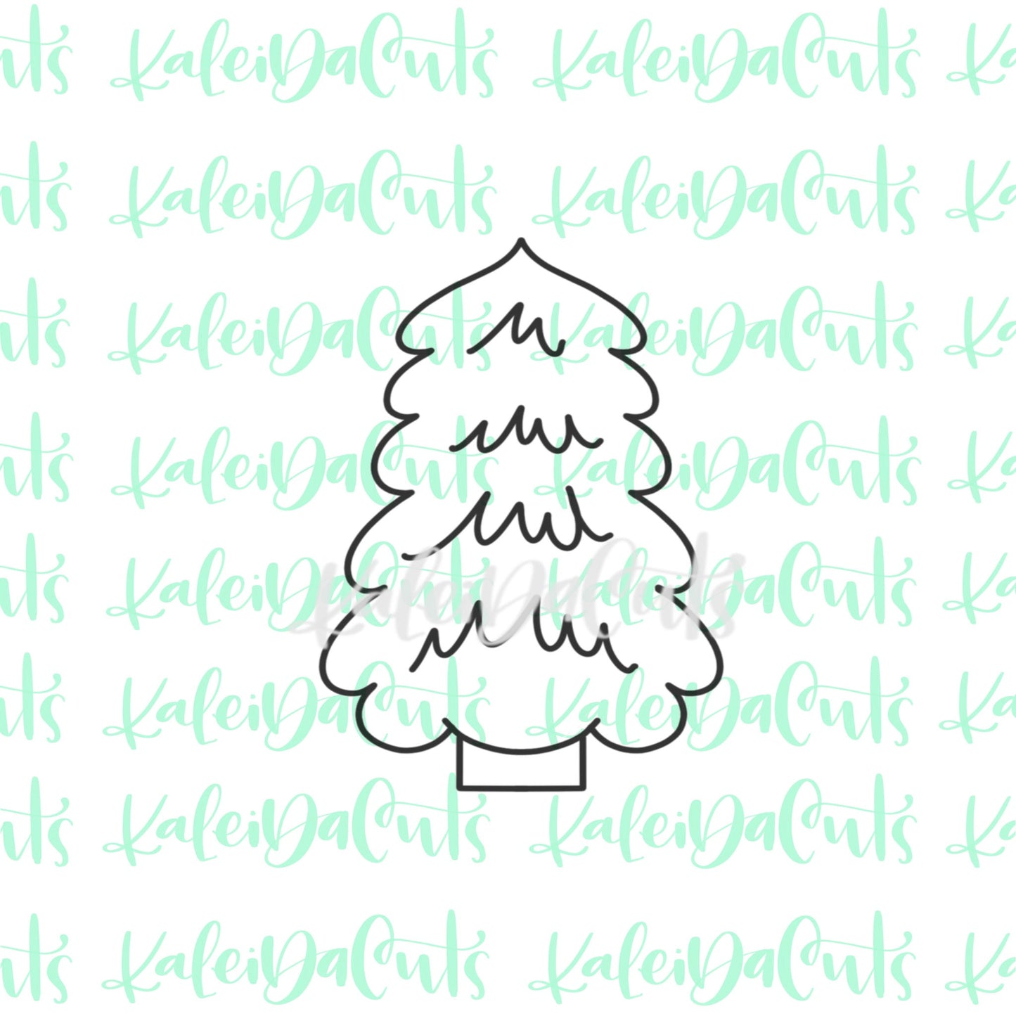 Tall Winter Tree Cookie Cutter