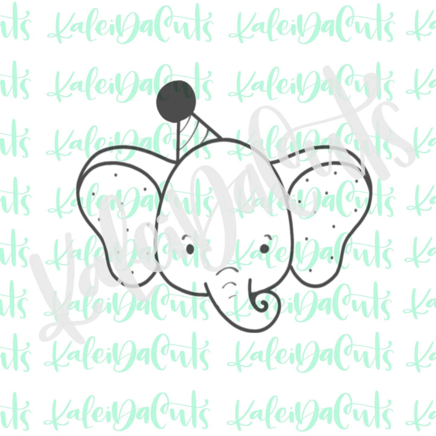 Party Elephant Cookie Cutter