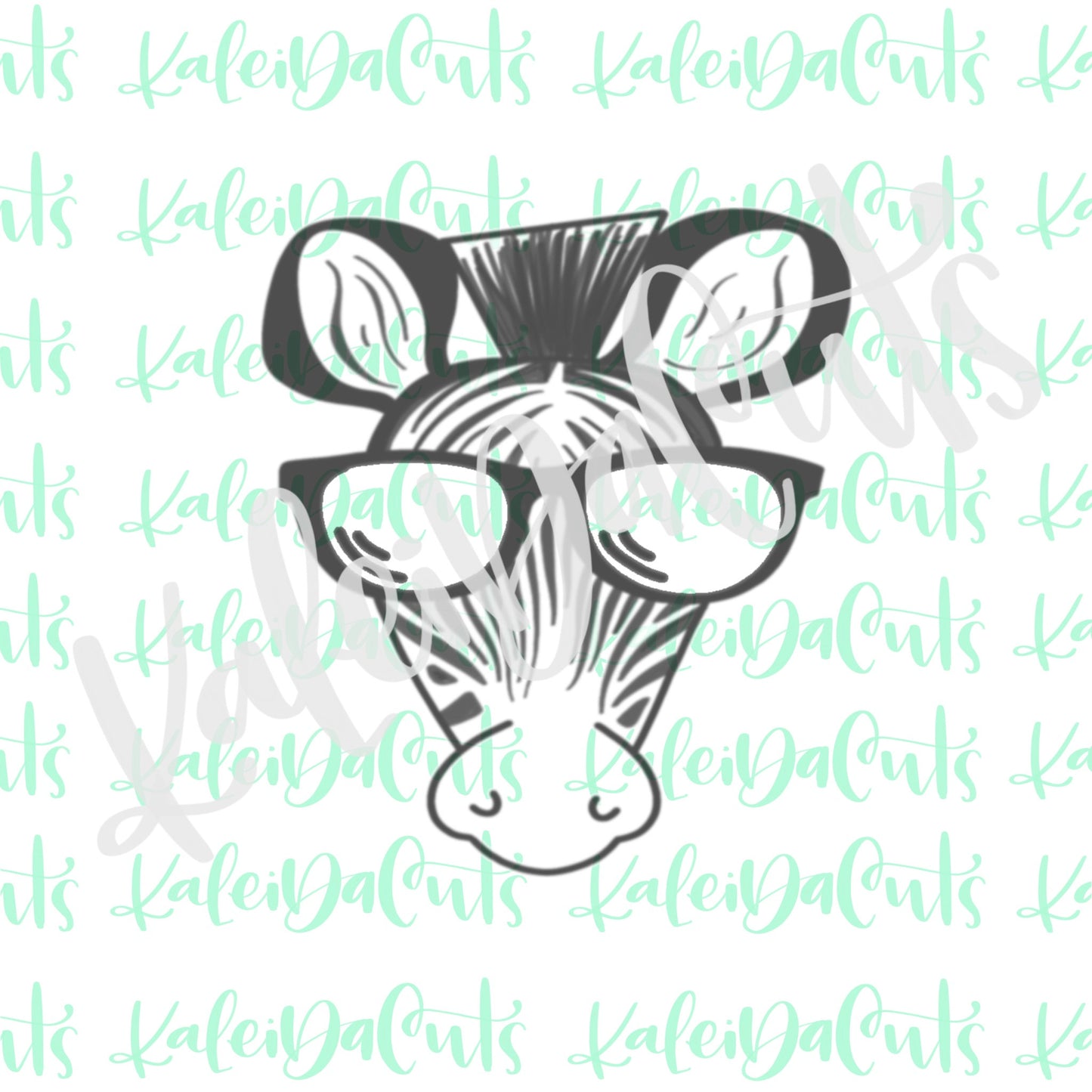 Party Zebra Cookie Cutter