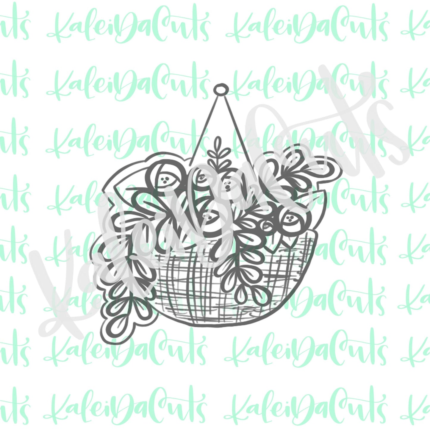 Hanging Plant Cookie Cutter