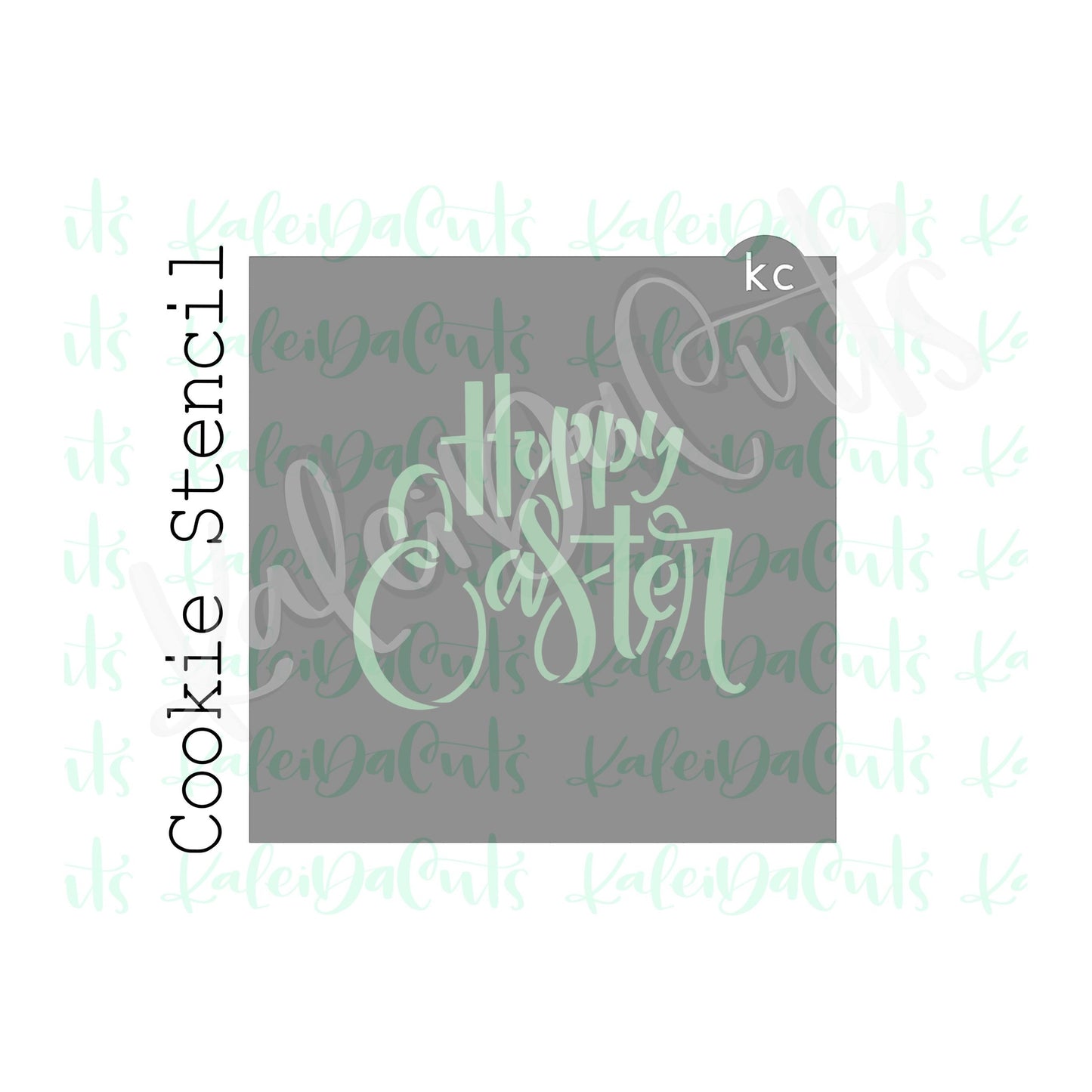 Hoppy Easter Stencil - 4 inch design
