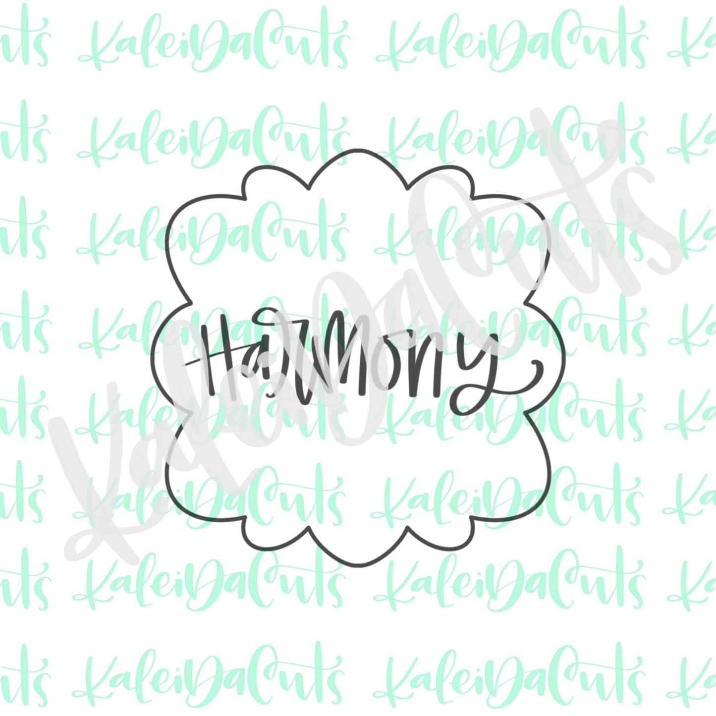 Harmony Plaque Cookie Cutter