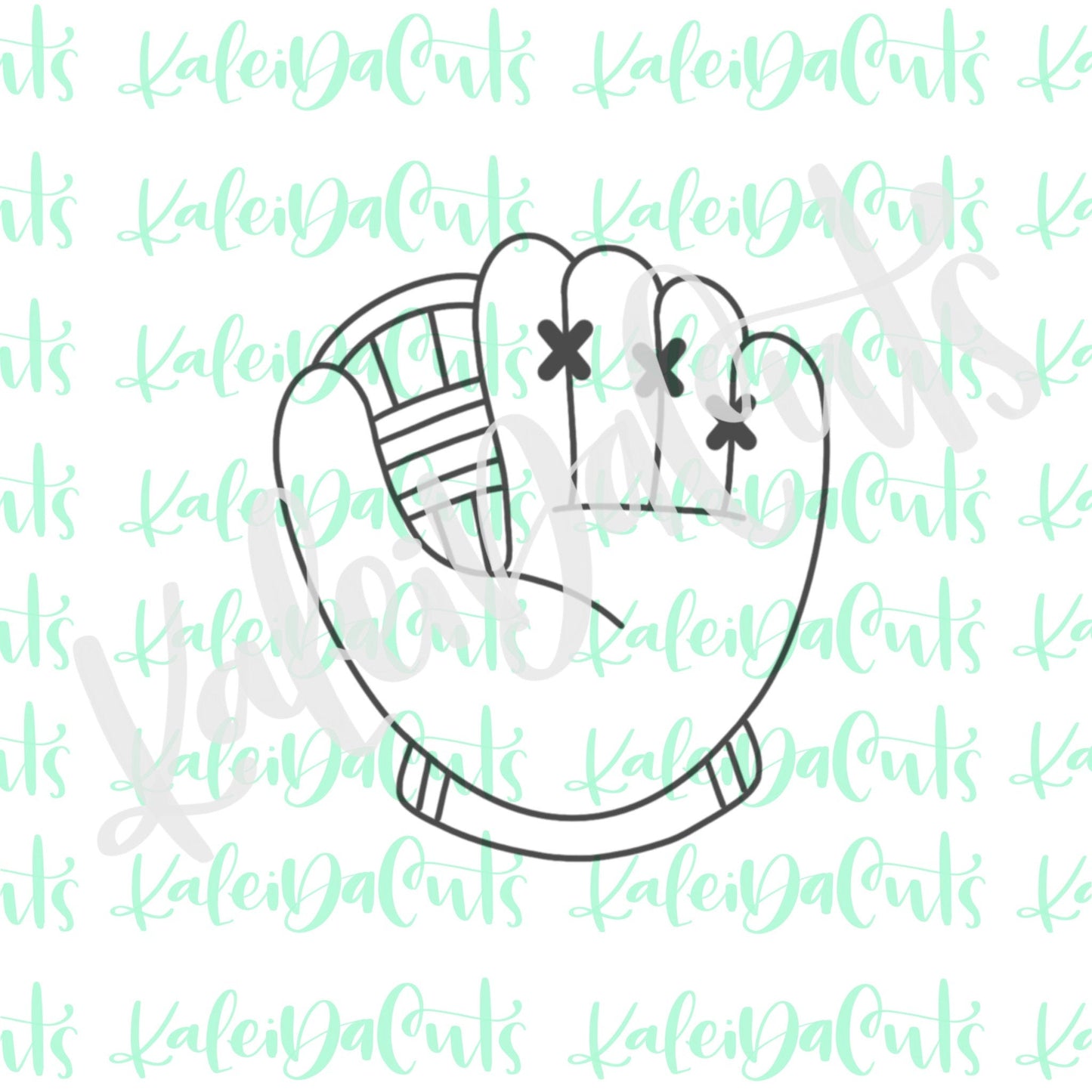 Baseball Glove Cookie Cutter.