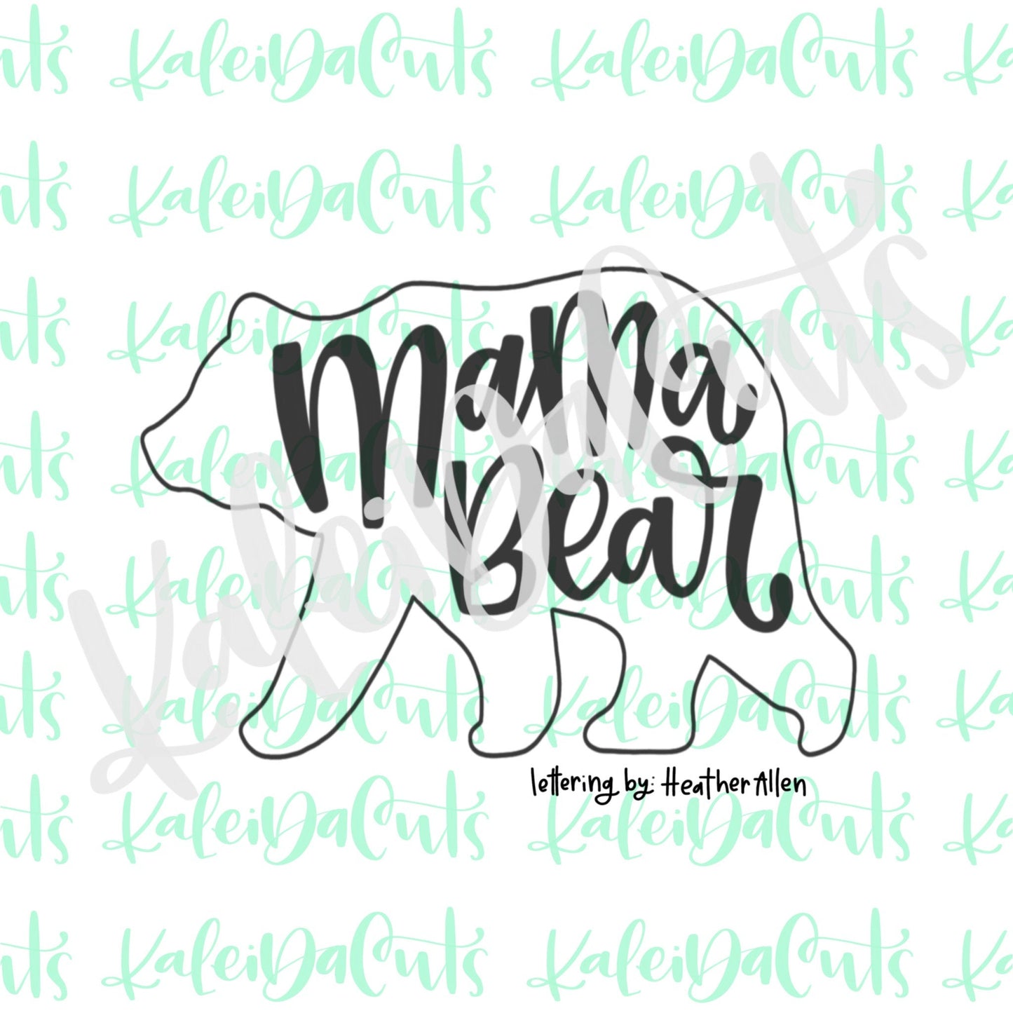 Mama Bear Cookie Cutter