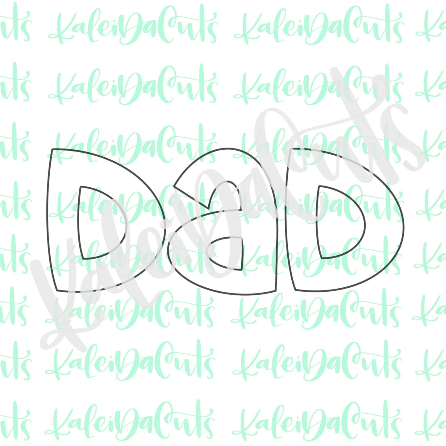 Dad Cookie Cutter Set of 2