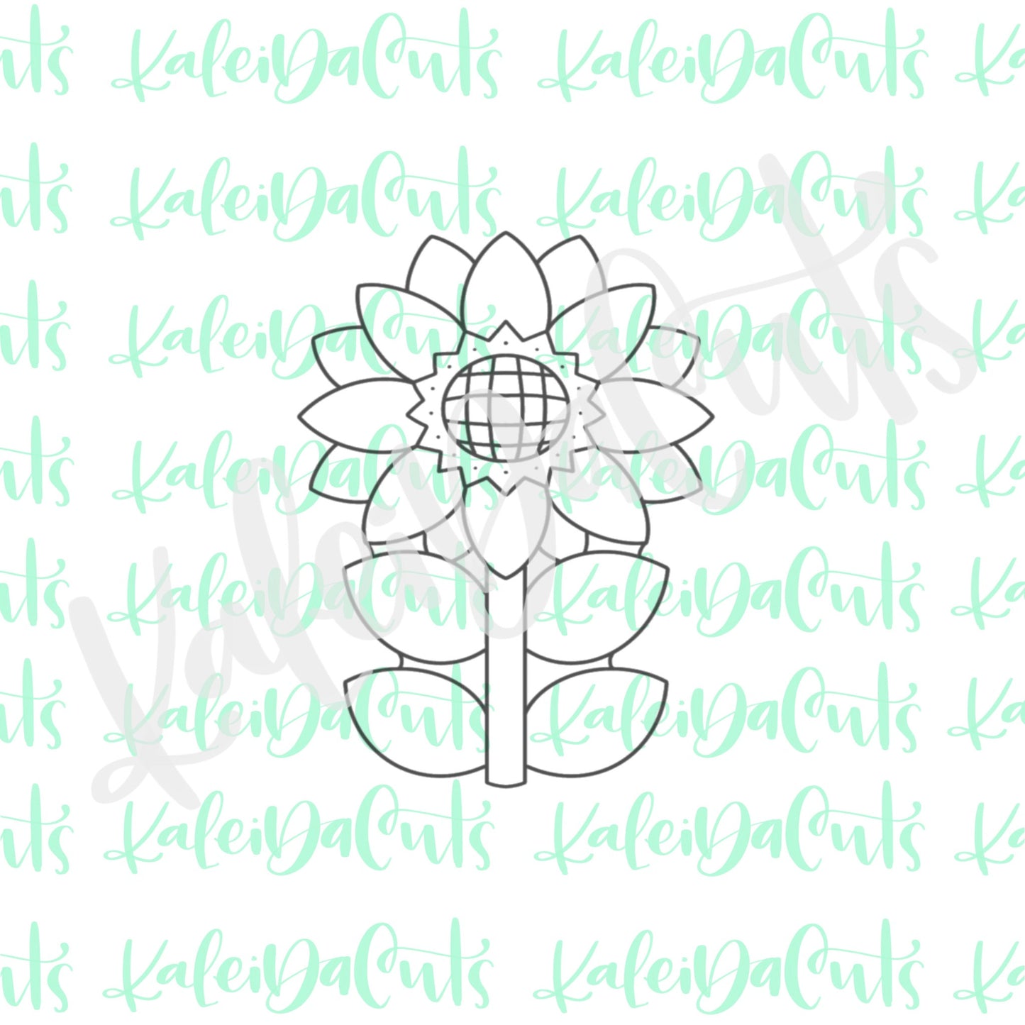 Tall Sunflower Cookie Cutter