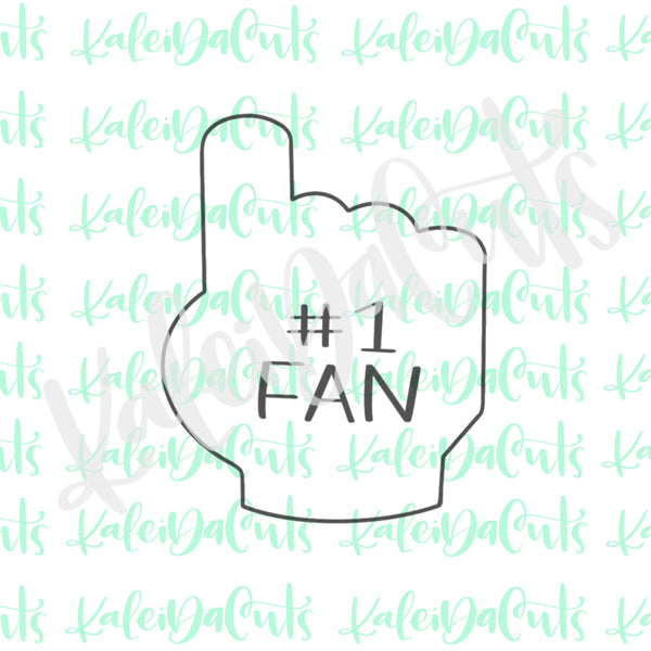 Foam Finger Cookie Cutter KaleidaCuts