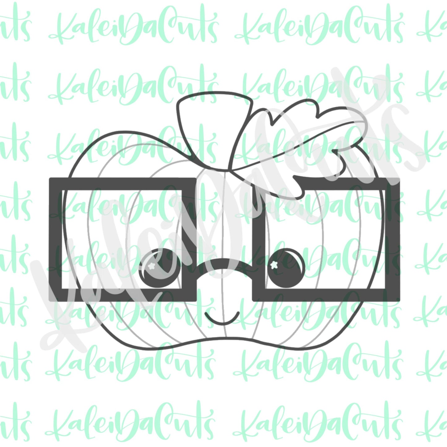 Nerdy Pumpkin Cookie Cutter