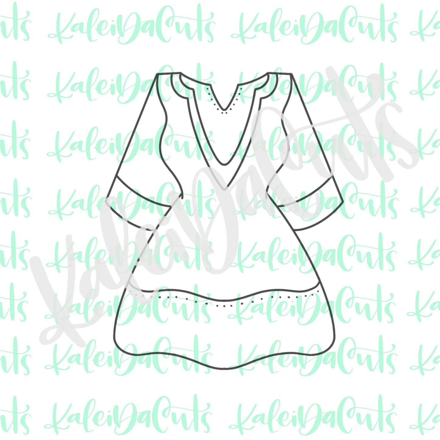 Swimsuit Cover Dress Cookie Cutter