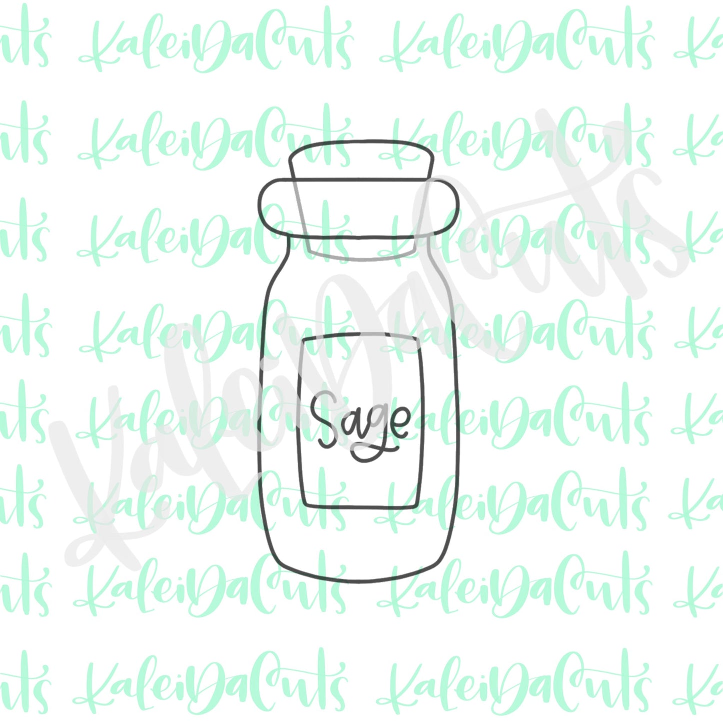 Tincture Jar Cookie Cutter