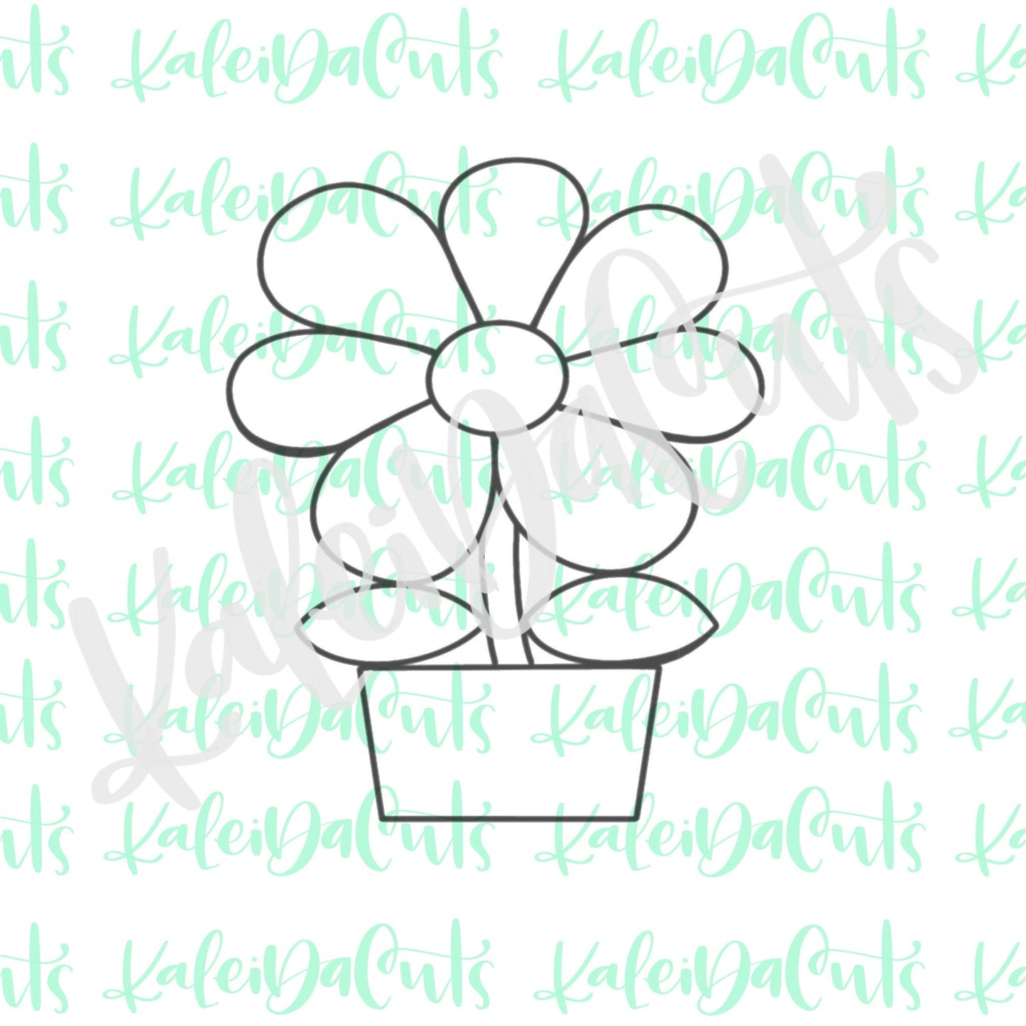 Potted Flower Cookie Cutter