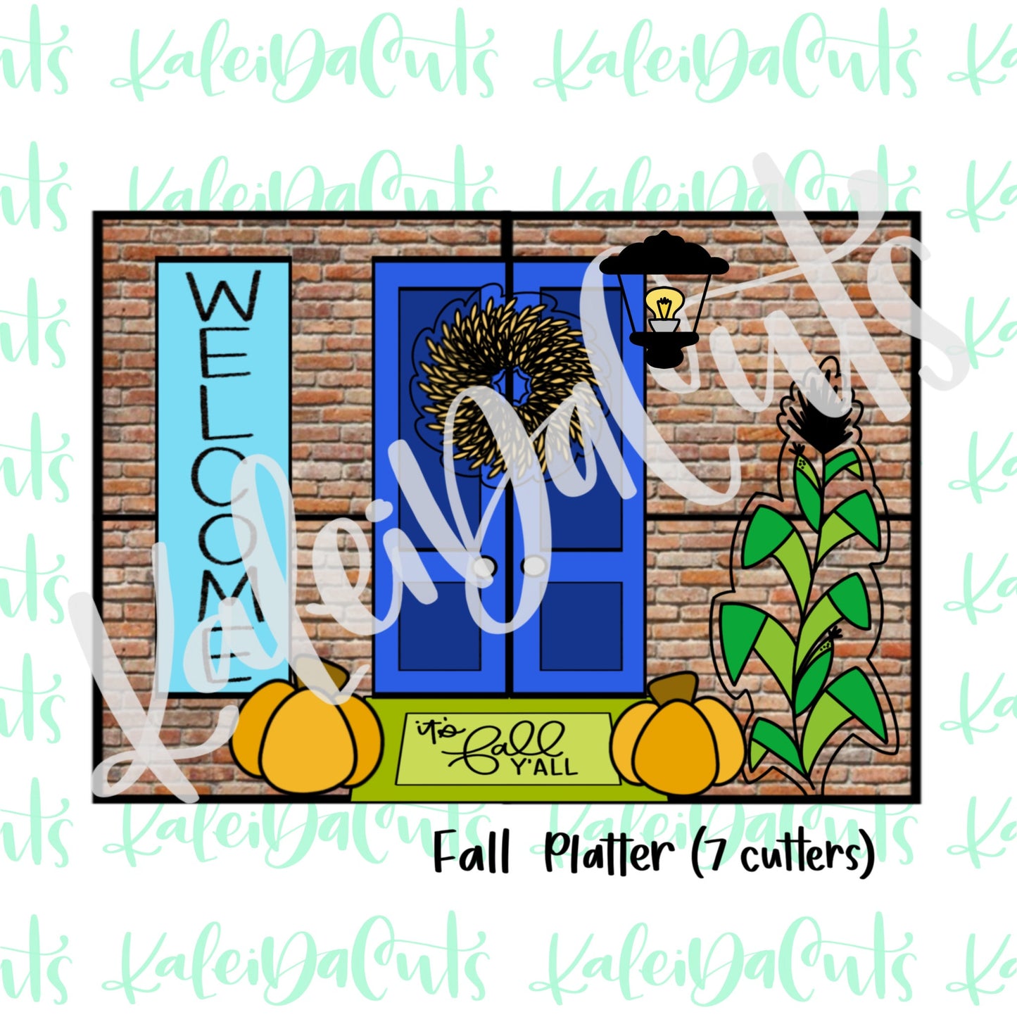 Fall Platter Cookie Cutter Set of 7