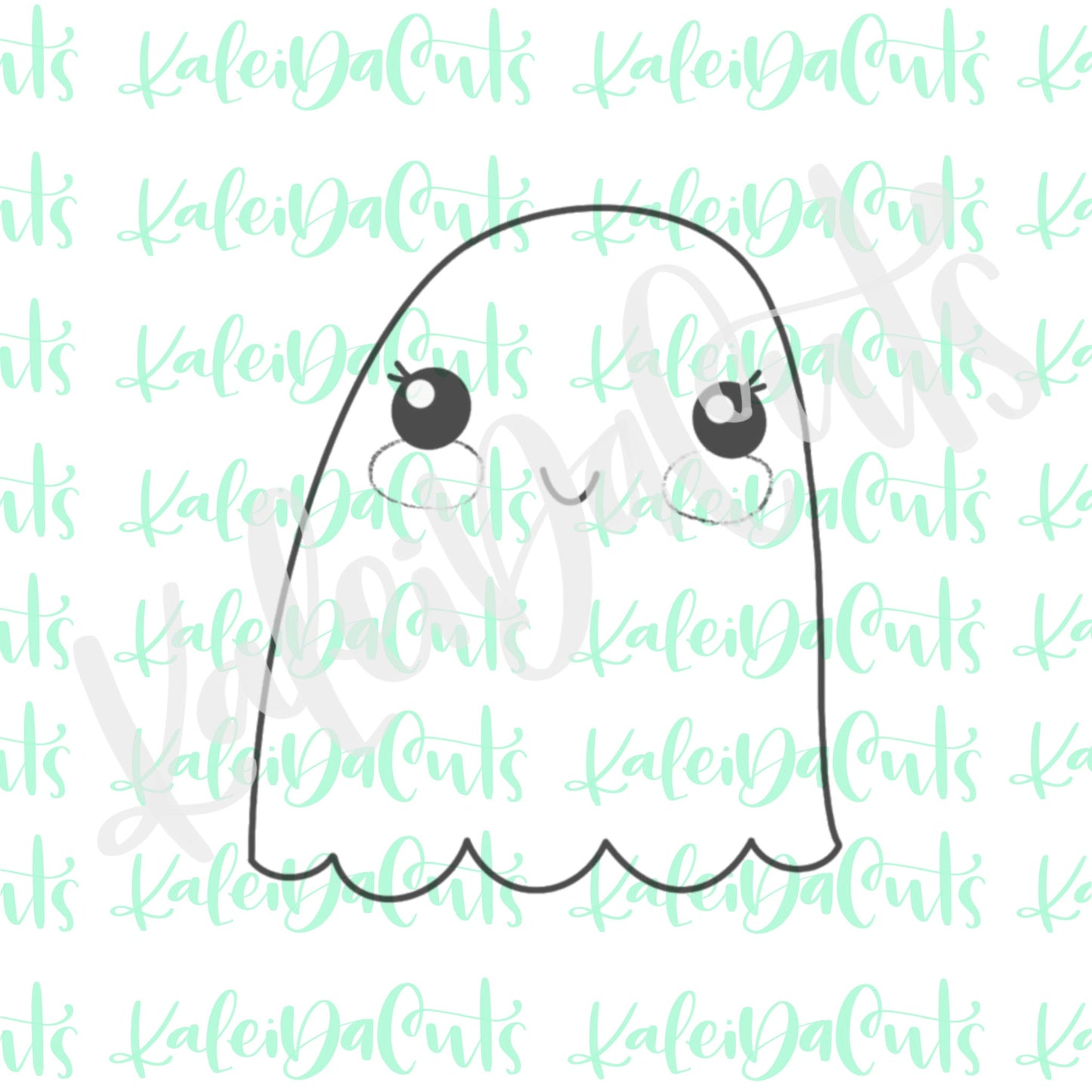 Scallop Ghost Cookie Cutter