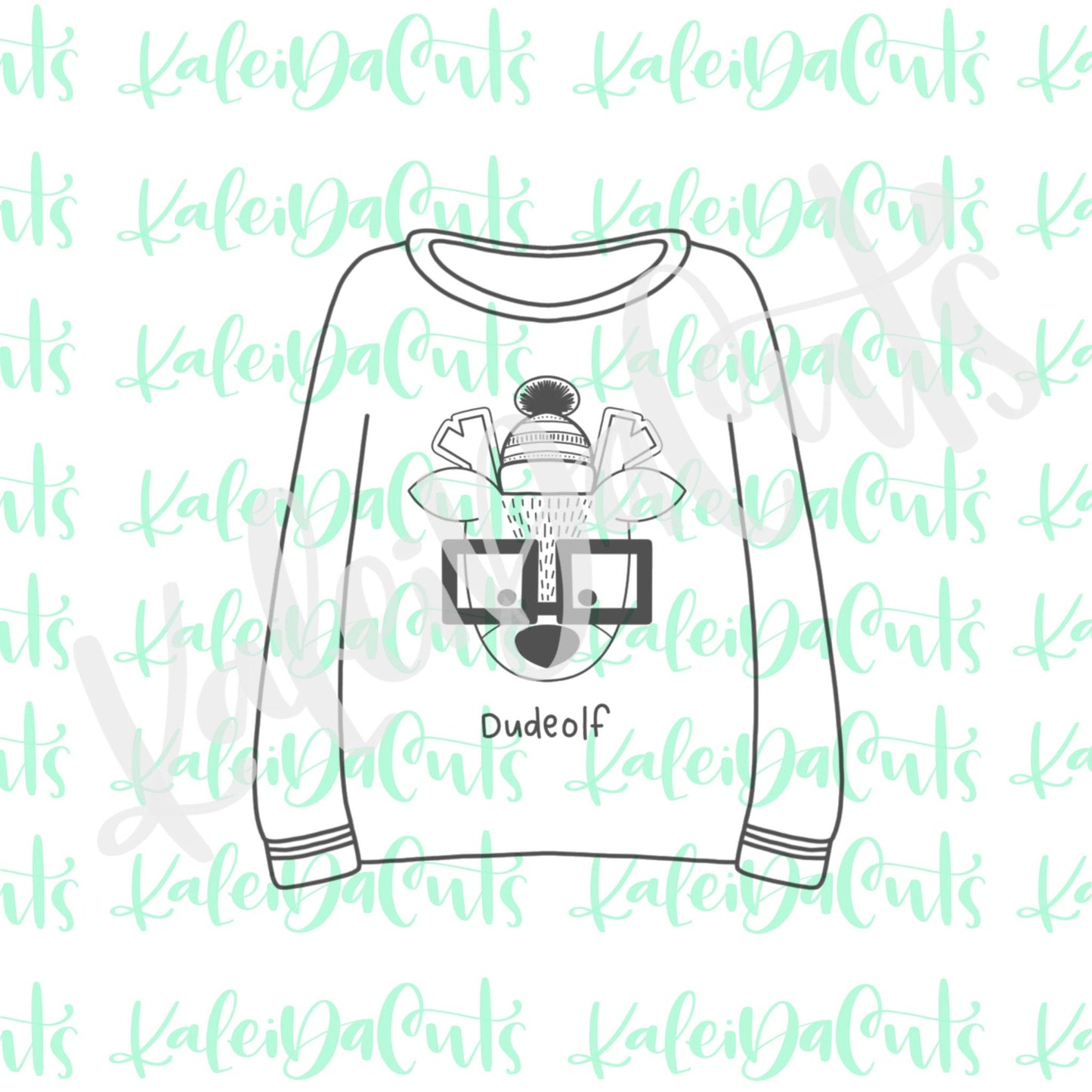 Slouchy Sweater Cookie Cutter