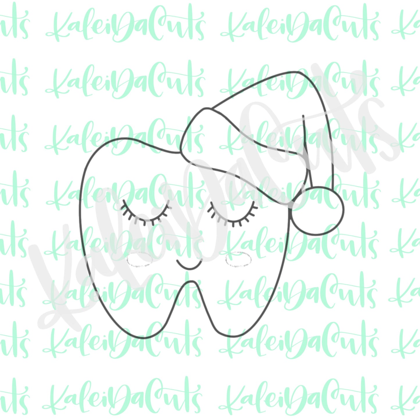 Santa Tooth Cookie Cutter