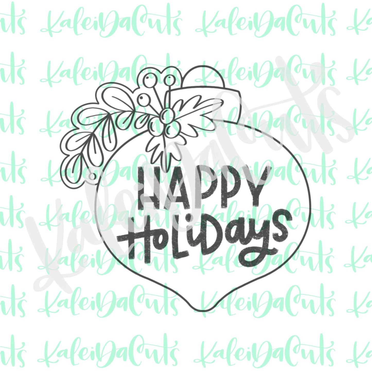 Floral Ornament 2019 Cookie Cutter