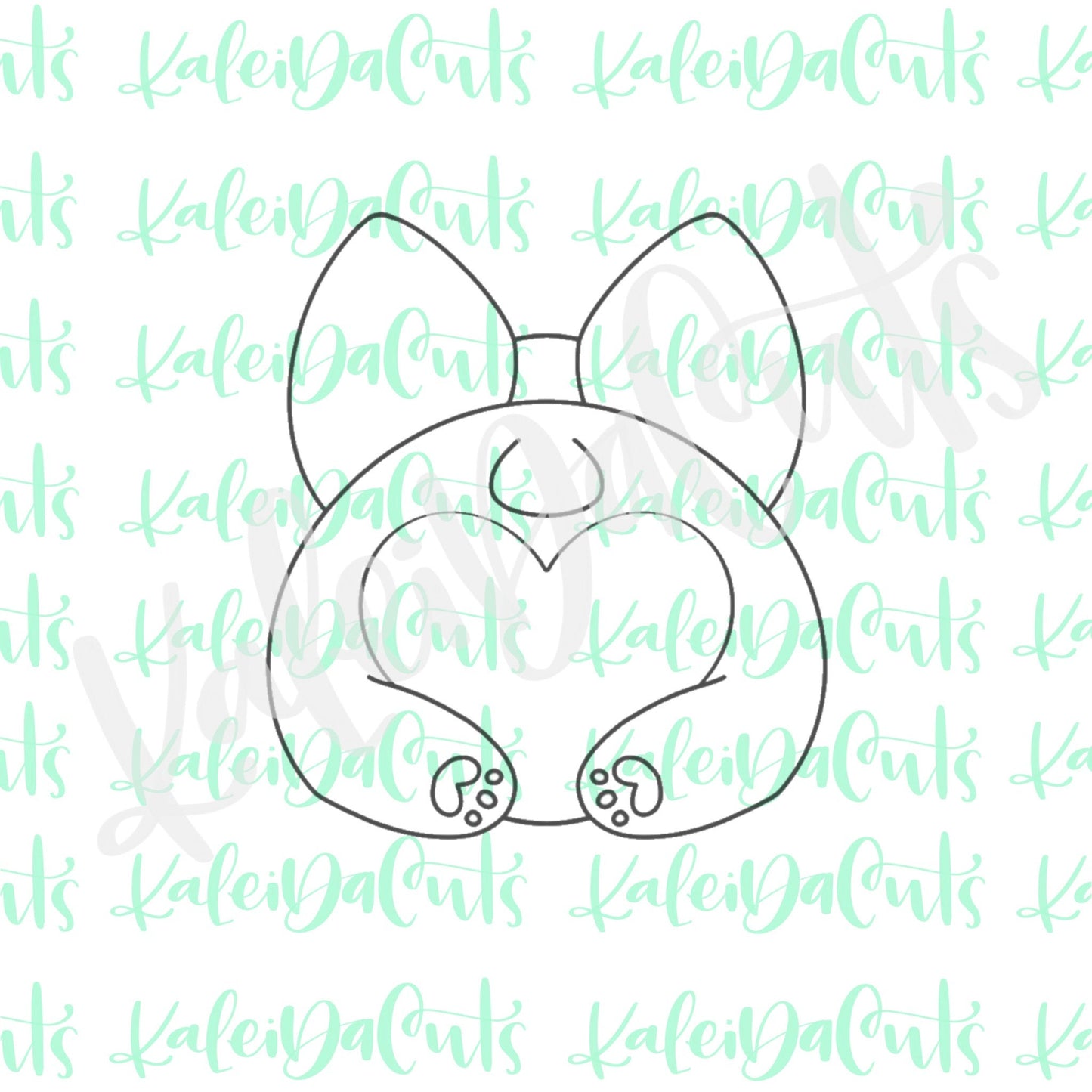 Corgi Butt Cookie Cutter