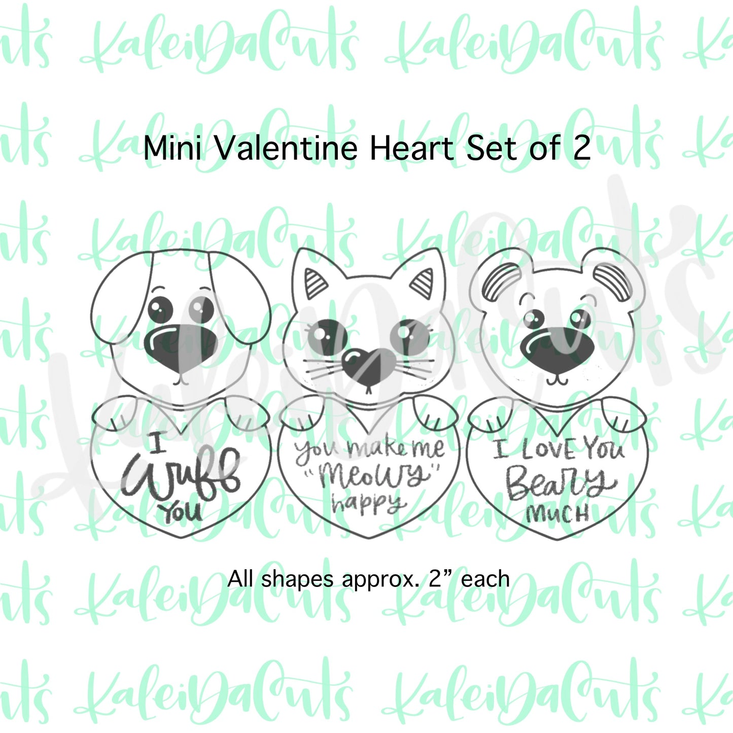 MINI Valentine Heart Set - Build Your Own Character