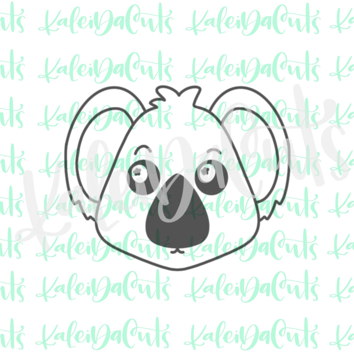 Koala Bear Face Cookie Cutter
