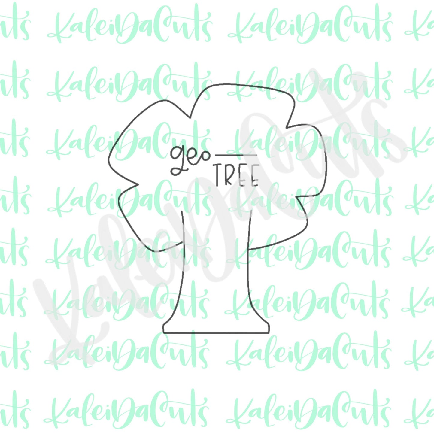 Geo Tree Cookie Cutter