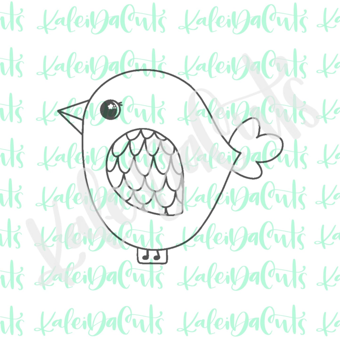 Whimsy Bird 1 Cookie Cutter