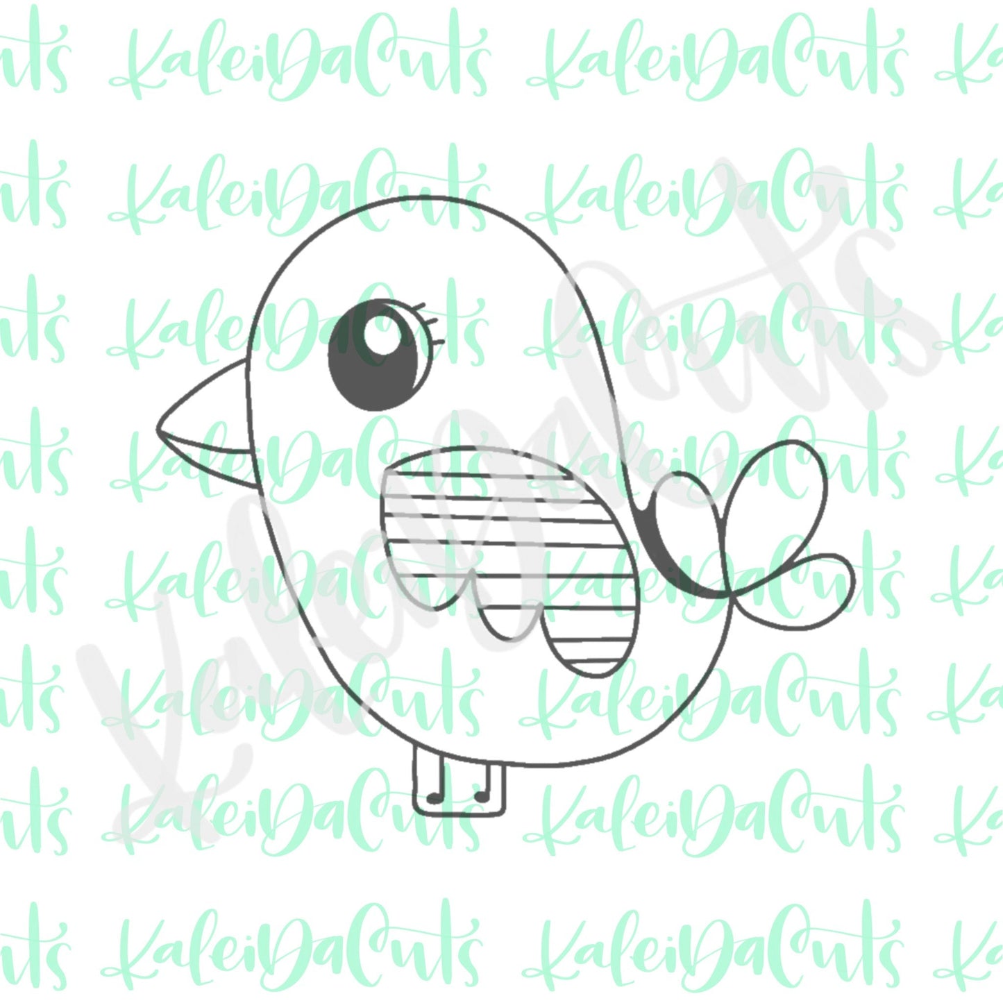 Whimsy Bird 3 Cookie Cutter