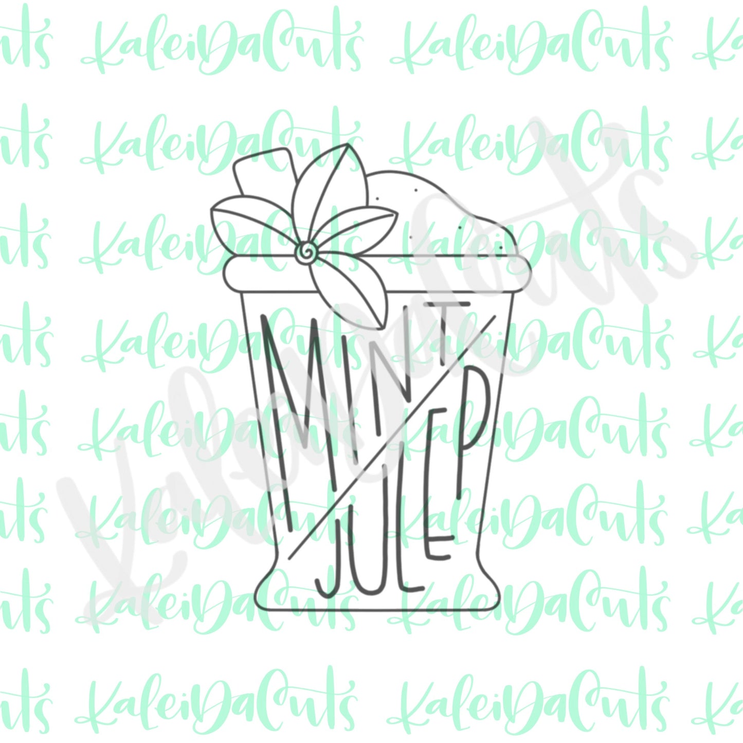 Mint Julep Cookie Cutter