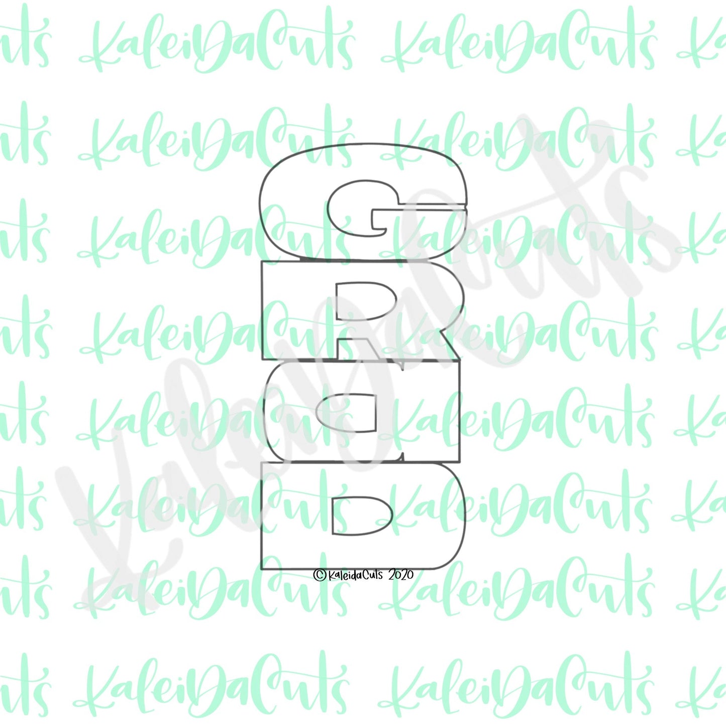 Grad Stick Cookie Cutter