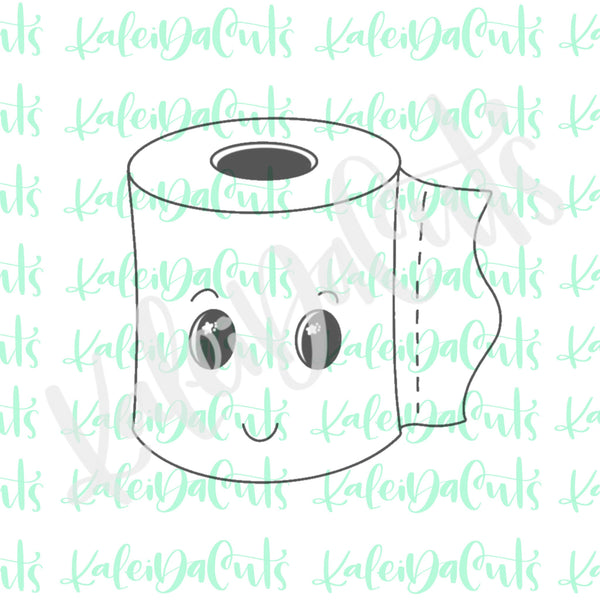 Toilet Paper Cookie Cutter KaleidaCuts