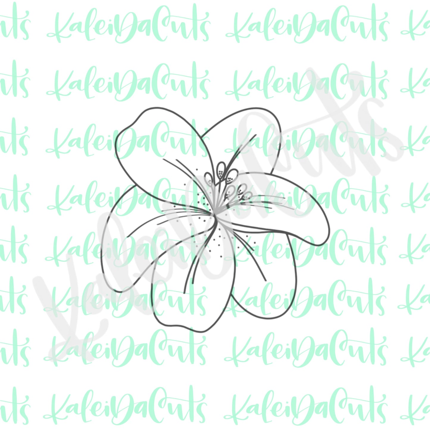 Lily 2 Cookie Cutter