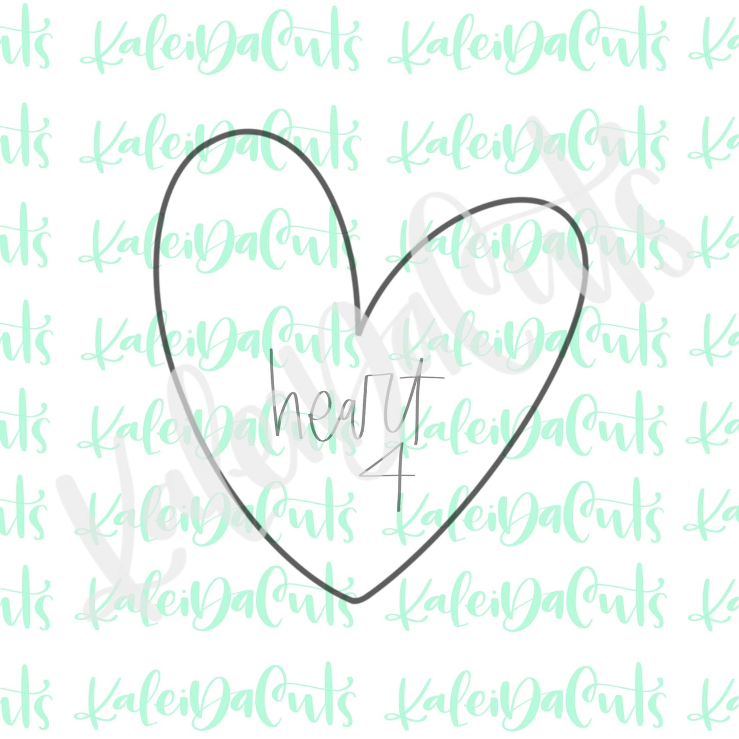 Heart 4 Cookie Cutter
