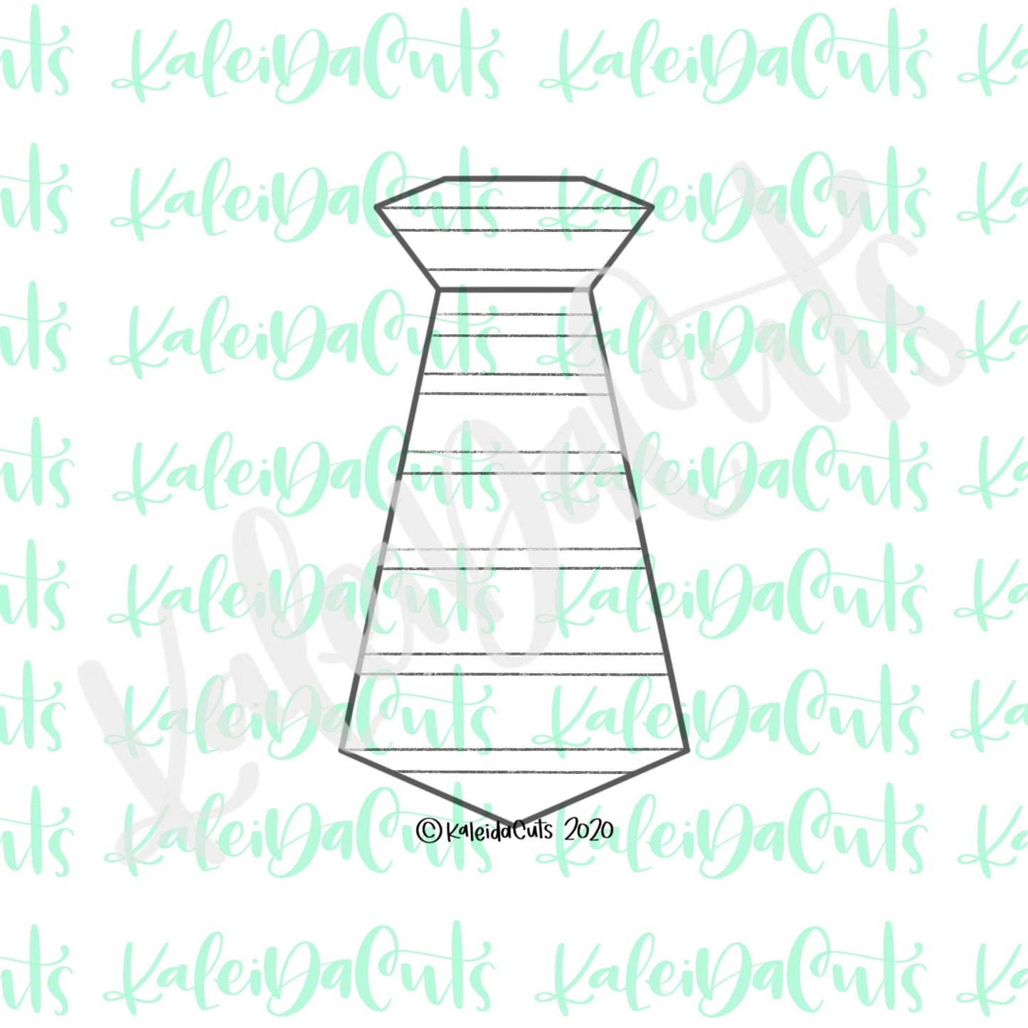 Tall Tie Cookie Cutter (skinny Design)