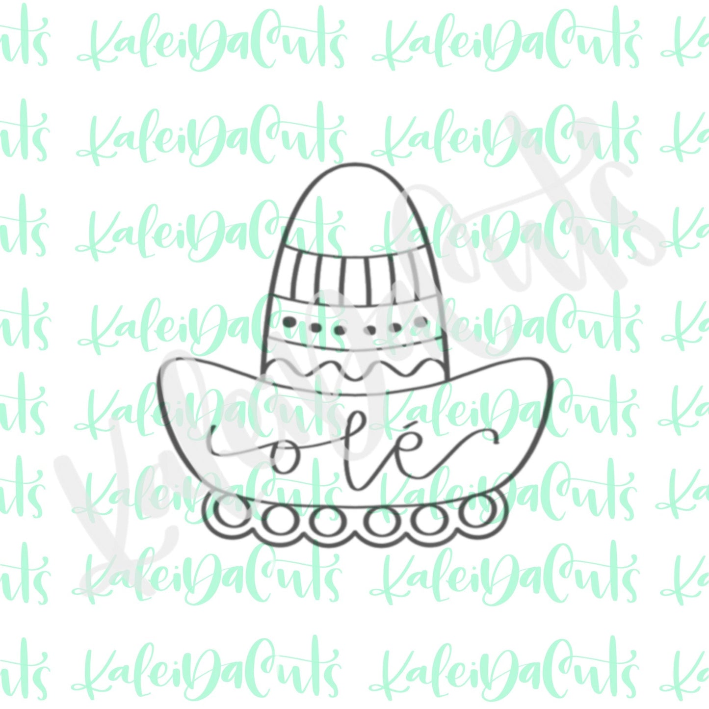 Sombrero Tassels Cookie Cutter