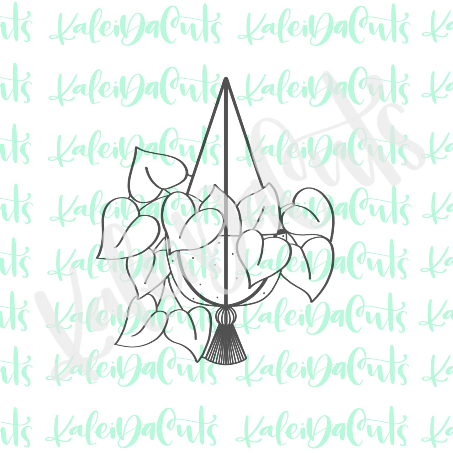 Hanging Pythos Plant Cookie Cutter