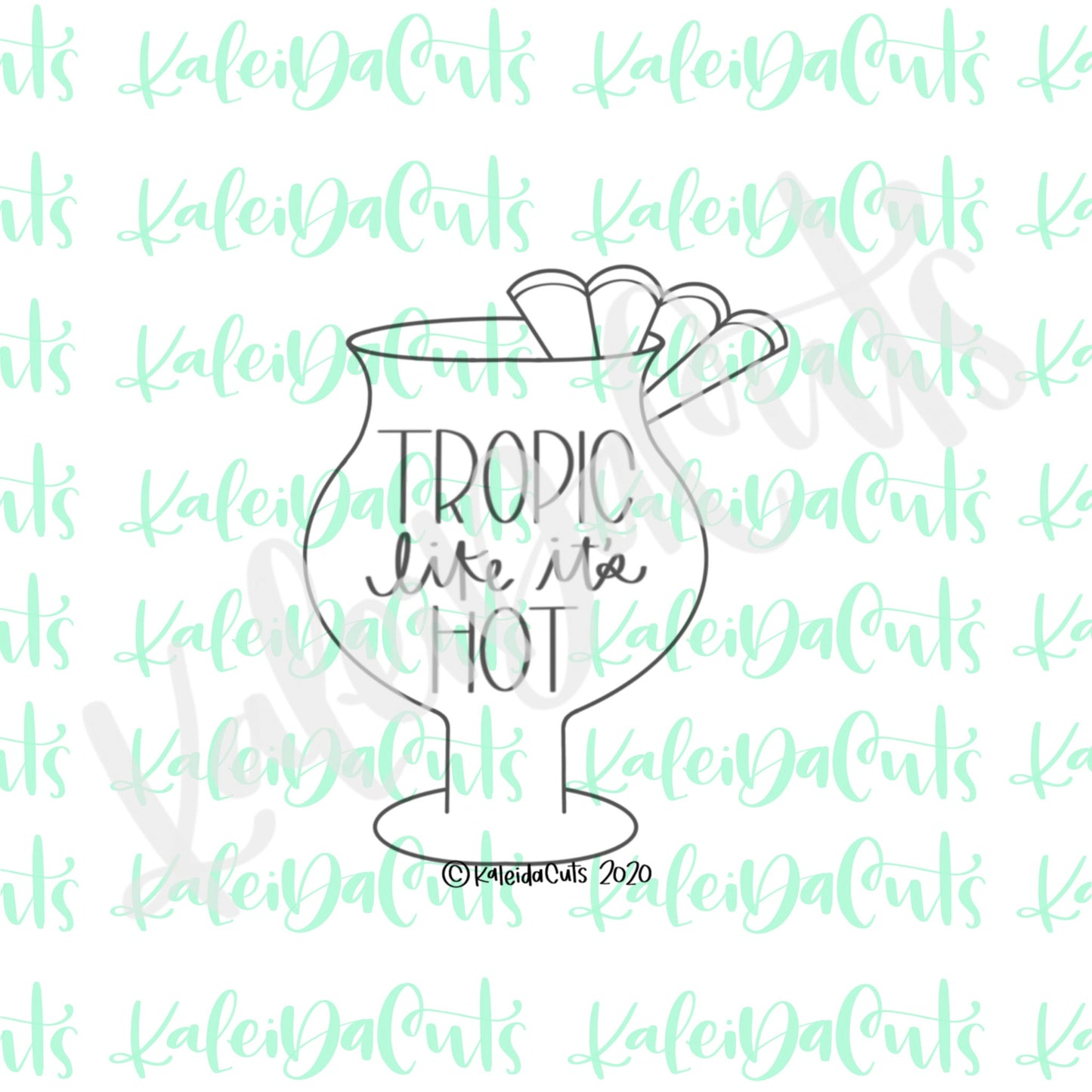 Tropical Drink 2020 Cookie Cutter