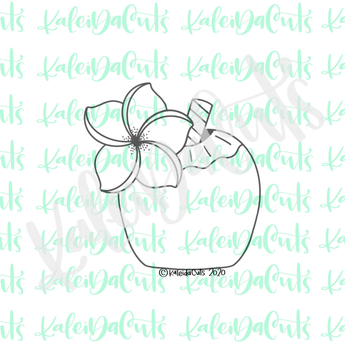 Coconut Drink 2020 Cookie Cutter