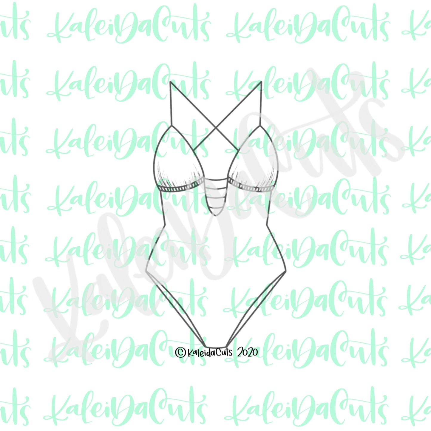 Swimsuit 2 Cookie Cutter