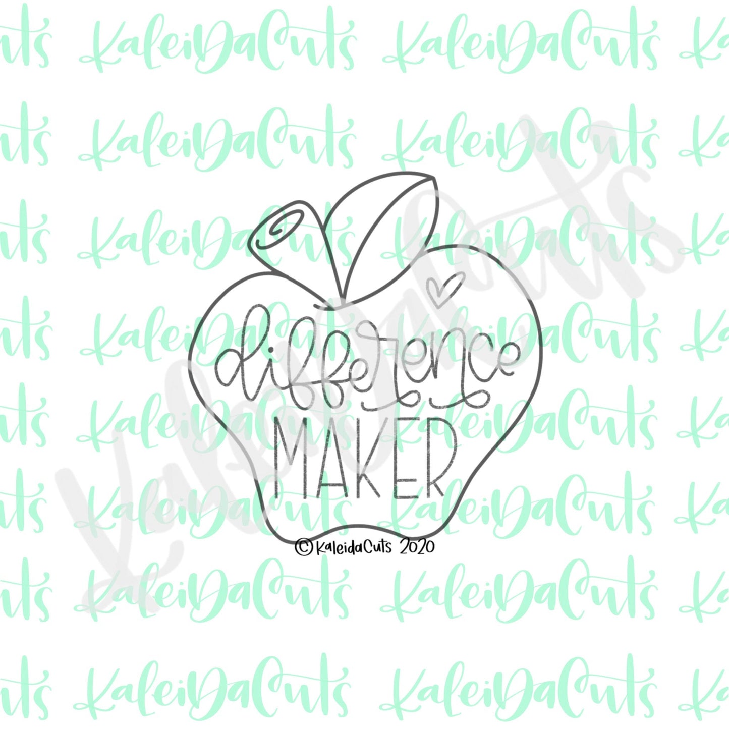 Funky Apple Cookie Cutter